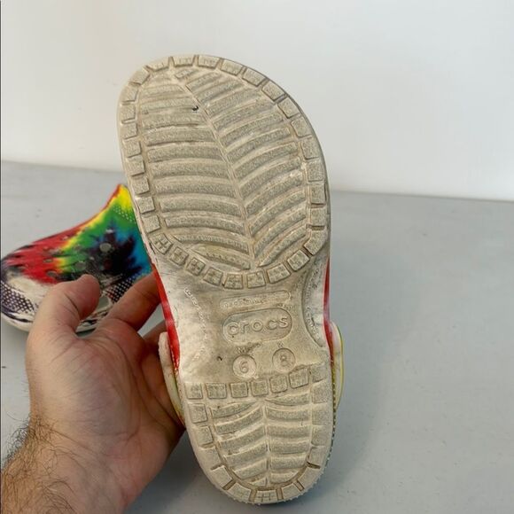 Crocs colourful unisex Clogs M6 W8 - Picture 5 of 5
